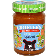 3 PACK of Crofters Organic Just Fruit Spread Apricot -- 10 oz