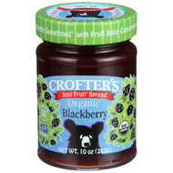 3 PACK of Crofters Organic Just Fruit Spread Blackberry -- 10 oz