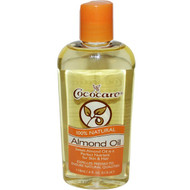 3 PACK of Cococare, 100% Natural Almond Oil, 4 fl oz (118 ml)
