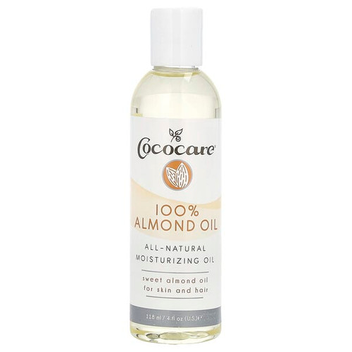 <img alt="Cococare, 100% Almond Oil, 4 fl oz (118 ml)" title="Cococare, 100% Almond Oil, 4 fl oz (118 ml),075707094508"