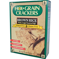 Hol Grain, Brown Rice Crackers with a Light Touch of Salt, 4.5 oz (5 x 127 g)