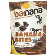 <img alt="Barnana, Dipped Chewy Banana Bites, Dark Chocolate, 3.5 oz (100 g)" title="Barnana, Dipped Chewy Banana Bites, Dark Chocolate, 3.5 oz (100 g),857682003016"