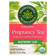 <img alt="Traditional Medicinals, Organic Pregnancy Tea, Raspberry Leaf, Caffeine Free, 16 Wrapped Tea Bags, 0.99 oz (28 g)" title="Traditional Medicinals, Organic Pregnancy Tea, Raspberry Leaf, Caffeine Free, 16 Wrapped Tea Bags, 0.99 oz (28 g),032917000125"