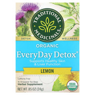 <img alt="Traditional Medicinals, Organic EveryDay Detox, Lemon, Caffeine Free, 16 Wrapped Tea Bags, 0.85 oz (24 g)" title="Traditional Medicinals, Organic EveryDay Detox, Lemon, Caffeine Free, 16 Wrapped Tea Bags, 0.85 oz (24 g),032917001979"