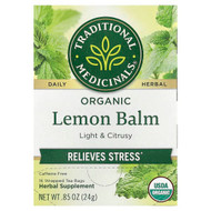 <img alt="Traditional Medicinals, Organic Lemon Balm, Caffeine Free, 16 Wrapped Tea Bags, 0.85 oz (24 g)" title="Traditional Medicinals, Organic Lemon Balm, Caffeine Free, 16 Wrapped Tea Bags, 0.85 oz (24 g),032917002242"