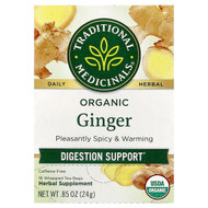 <img alt="Traditional Medicinals, Organic Ginger, Caffeine Free, 16 Wrapped Tea Bags, 0.85 oz (24 g)" title="Traditional Medicinals, Organic Ginger, Caffeine Free, 16 Wrapped Tea Bags, 0.85 oz (24 g),032917001641"
