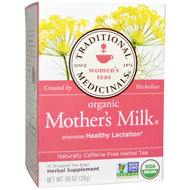 3 PACK OF Traditional Medicinals, Womens Teas, Organic Mothers Milk, Naturally Caffeine Free, 16 Wrapped Tea Bags, .99 oz (28 g)