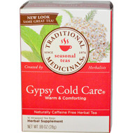 3 PACK OF Traditional Medicinals, Seasonal Teas, Gypsy Cold Care, Naturally Caffeine Free, 16 Wrapped Tea Bags, .99 oz (28 g)