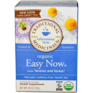 3 PACK OF Traditional Medicinals, Herbal Teas, Organic Cup of Calm, Naturally Caffeine Free, 16 Wrapped Tea Bags, 0.85 oz (24 g)