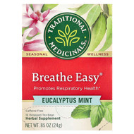 <img alt="Traditional Medicinals, Breathe Easy, Eucalyptus Mint, Caffeine Free, 16 Wrapped Tea Bags, 0.85 oz (24 g)" title="Traditional Medicinals, Breathe Easy, Eucalyptus Mint, Caffeine Free, 16 Wrapped Tea Bags, 0.85 oz (24 g),032917000156"