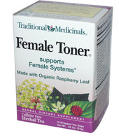 3 PACK OF Traditional Medicinals, Womens Teas, Healthy Cycle, Naturally Caffeine Free Herbal Tea, 16 Wrapped Tea Bags, .85 oz (24 g)