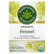 <img alt="Traditional Medicinals, Organic Fennel, Caffeine Free, 16 Wrapped Tea Bags, 1.13 oz (32 g)" title="Traditional Medicinals, Organic Fennel, Caffeine Free, 16 Wrapped Tea Bags, 1.13 oz (32 g),032917002235"