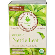 3 PACK OF Traditional Medicinals, Herbal Teas, Organic Nettle Leaf Herbal Tea, Naturally Caffeine Free, 16 Wrapped Tea Bags, 1.13 oz (32 g)