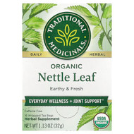 <img alt="Traditional Medicinals, Organic Nettle Leaf, Caffeine Free, 16 Wrapped Tea Bags, 1.13 oz (32 g)" title="Traditional Medicinals, Organic Nettle Leaf, Caffeine Free, 16 Wrapped Tea Bags, 1.13 oz (32 g),032917001900"