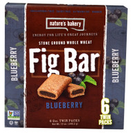 3 PACK of Natures Bakery Stone Ground Whole Wheat Fig Bar Blueberry -- 6 Packs
