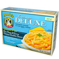 3 PACK of Annies Deluxe Rich & Creamy Gluten Free Shells & Cheddar -- 11 oz