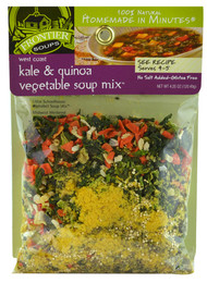 3 PACK of Frontier Soups Homemade In Minutes Gluten Free West Coast Kale & Quinoa Vegetable Soup Mix -- 4.25 oz