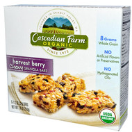 3 PACK of Cascadian Farms Organic Chewy Granola Bars Harvest Berry -- 6 Bars