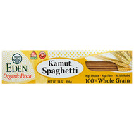 3 PACK of Eden Foods, Organic Pasta, Kamut Spaghetti, 100% Whole Grain, 14 oz (396 g)
