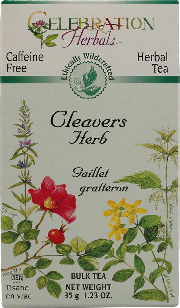 Celebration Herbals Cleavers Herb Bulk Tea Caffeine Free 24 g