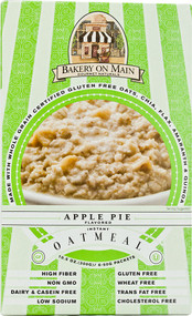 3 PACK of Bakery On Main Instant Oatmeal Gluten Free Apple Pie -- 6 Packets