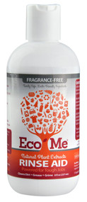 3 PACK of Eco-Me Rinse Aid Fragrance Free -- 8 fl oz