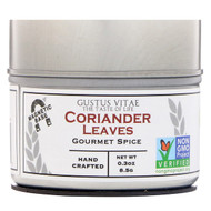 Gustus Vitae Gourmet Spice In Magnetic Tin Coriander Leaves -- 0.3 oz