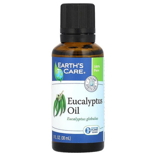 <img alt="Earths Care, 100% Pure Eucalyptus Oil, 1 fl oz (30 ml) (Discontinued Item)" title="Earths Care, 100% Pure Eucalyptus Oil, 1 fl oz (30 ml) (Discontinued Item),857307003148"