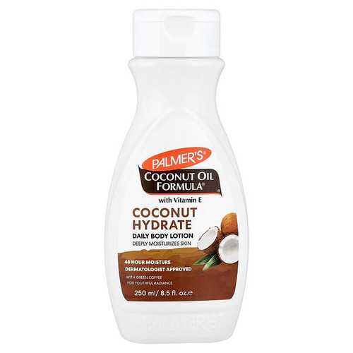 <img alt="Palmers, Coconut Oil Formula with Vitamin E, Coconut Hydrate Daily Body Lotion, 8.5 fl oz (250 ml)" title="Palmers, Coconut Oil Formula with Vitamin E, Coconut Hydrate Daily Body Lotion, 8.5 fl oz (250 ml),010181032806"