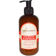 Out of Africa, Shea Butter Hand Wash, Geranium, 8 oz (230 ml)