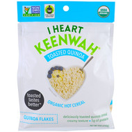 I Heart Keenwah, Toasted Quinoa, Organic Hot Cereal, Quinoa Flakes , 9 oz (255 g)
