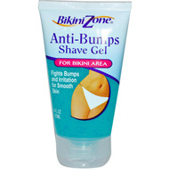 BikiniZone, Anti-Bumps Shave Gel, 4 fl oz (120 ml) (5 PACK)