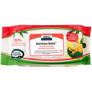 3 PACK of Aleva Naturals, Bamboo Baby Wipes, Ultra Sensitive, 72 Wipes, 6.7 x 7.9 in (17 x 20 cm)