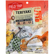 3 PACK of Field Trip All Natural Gluten Free Beef Jerky Teriyaki -- 2.2 oz
