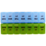 3 PACK of Apex, Pill Organizer with Decorative Sleeve, AM/PM, 2 Pill Organizers
