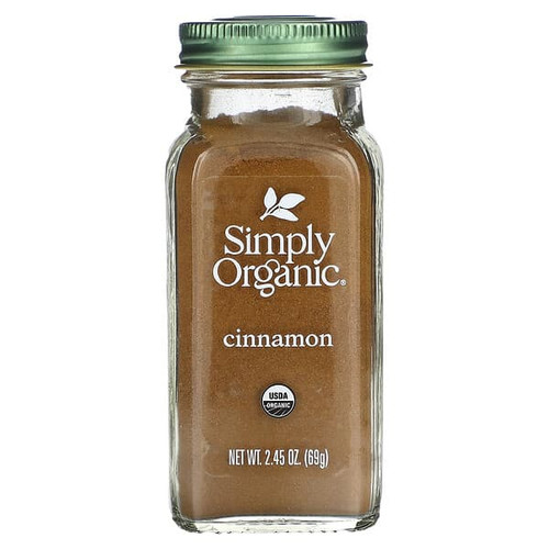 <img alt="Simply Organic, Cinnamon, 2.45 oz (69 g)" title="Simply Organic, Cinnamon, 2.45 oz (69 g),089836185136"