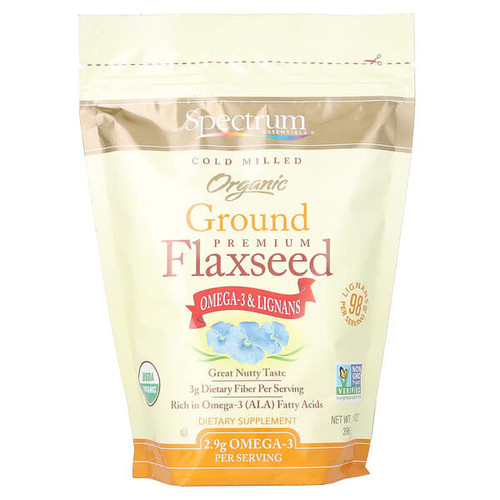 <img alt="Spectrum Essentials, Organic Ground Premium Flaxseed, 14 oz (396 g)" title="Spectrum Essentials, Organic Ground Premium Flaxseed, 14 oz (396 g),022506677890"
