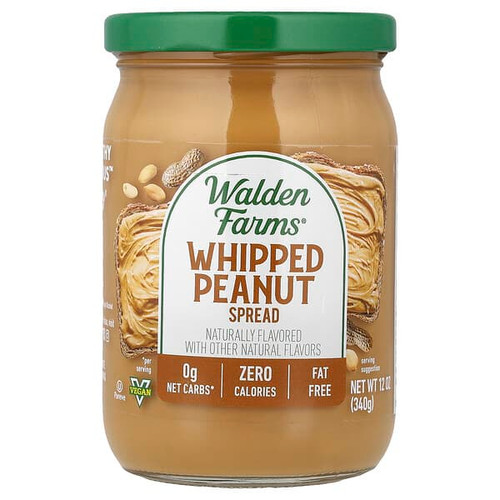 <img alt="Walden Farms, Whipped Peanut Spread, 12 oz (340 g)" title="Walden Farms, Whipped Peanut Spread, 12 oz (340 g),072457660113"
