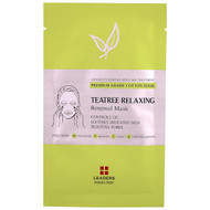 Leaders, Teatree Relaxing Renewal Mask, 1 Mask, 25 ml