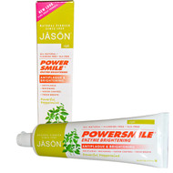Jason Natural, PowerSmile, Enzyme Brightening, Gel, Powerful Peppermint, 4.2 oz (119 g) (5 PACK)