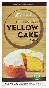 Vitaco, Gluten Free Yellow Cake Mix - Non-GMO,  Yellow Cake - 17.42 oz (495 g)