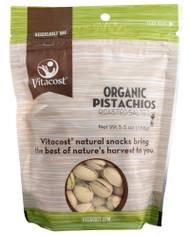 3 PACK of Vitaco Organic Roasted Salted Pistachios -- 5.5 oz (156 g)