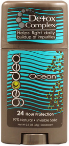 Geodeo, Natural Deodorant Stick with Detox Complex Ocean - 2.3 oz