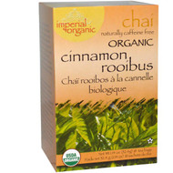 Uncle Lees Tea, Imperial Organic, Cinnamon Rooibos Chai, Caffeine Free, 18 Tea Bags, 1.14 oz (32.4 g) (Discontinued Item)