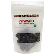Rawmio, Dark Chocolate Hearts, 2 oz (57 g) (Discontinued Item)