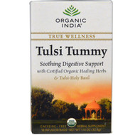 Organic India, Tulsi Tummy Tea, Caffeine-Free, 18 Infusion Bags, 1.14 oz (32.4 g)