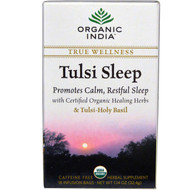 3 PACK of Organic India, Tulsi Tea, Sleep, Caffeine Free, 18 Infusion Bags, 1.14 oz (32.4 g)