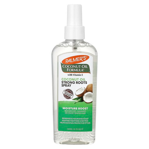 <img alt="Palmers, Coconut Oil Formula with Vitamin E, Strong Roots Spray, Moisture Boost, 5.1 fl oz (150 ml)" title="Palmers, Coconut Oil Formula with Vitamin E, Strong Roots Spray, Moisture Boost, 5.1 fl oz (150 ml),010181035104"