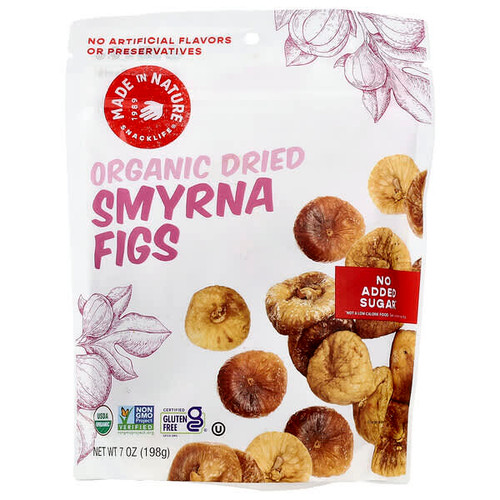 <img alt="Made in Nature, Organic Dried Smyrna Figs, 7 oz (198 g)" title="Made in Nature, Organic Dried Smyrna Figs, 7 oz (198 g),720379501280"