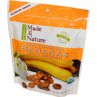 3 PACK of Made in Nature, Organic Dried Banana Slices, Soft & Chewy Supersnacks, 4 oz (113 g)